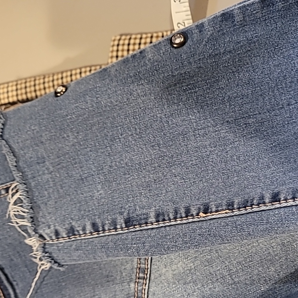 K. Jordan Jeans Raw Hem - Rhinestone Studs - Picture 12 of 14